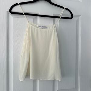 Vintage cream 100 silk christian